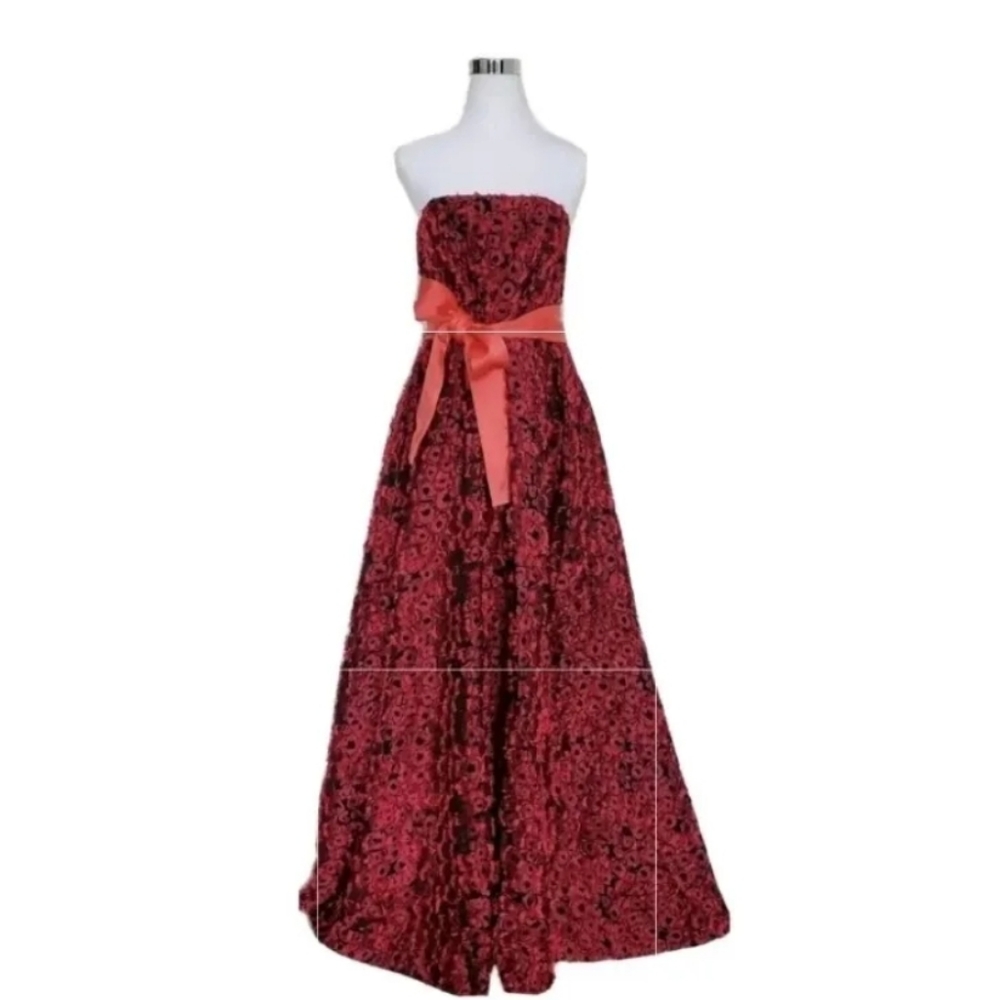 $2505.00 NWT PAULE KA Women's Floral Dress 3D Belted NWT Size EU 38 Small US4